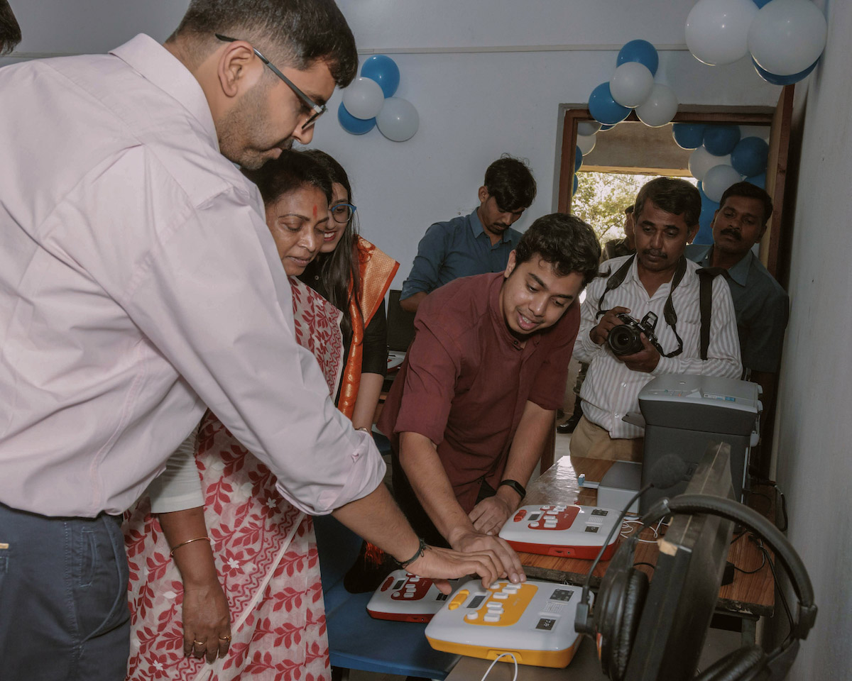 image of annie being used by kids in ranchi, india